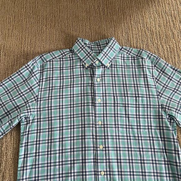 Vineyard Vines Blue Plaid Button Down Murray Shirt - Picture 5 of 8